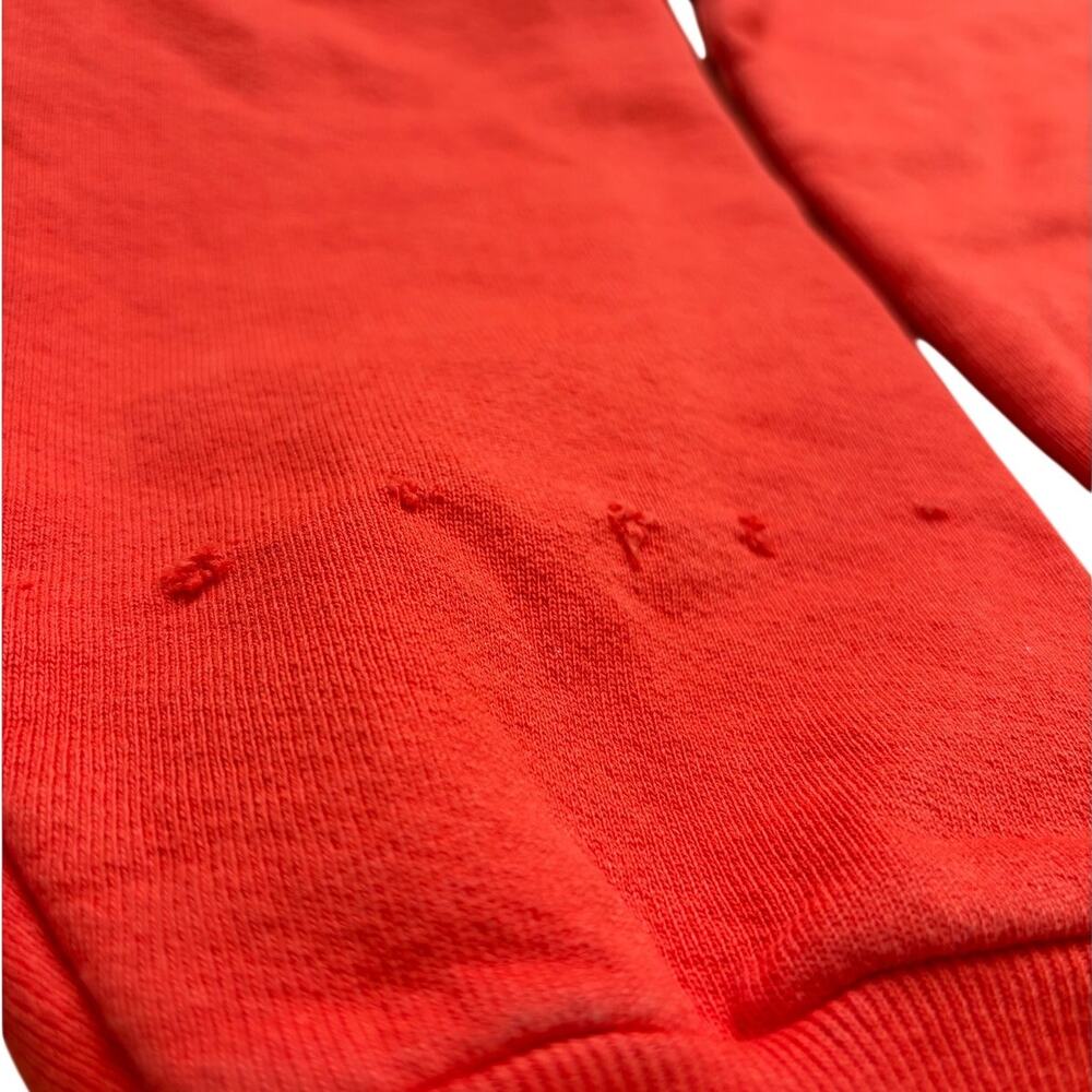 Los Angeles Apparel Orange 14oz Heavy Fleece Sweatshirt (read description) - Picture 4 of 6